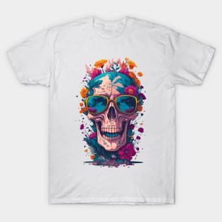 Skull Floral T-Shirt